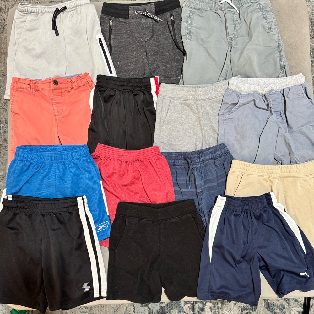 Lot of 14 Pairs of Boys Shorts 5t Bundle